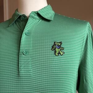 Grateful Dead Dancing Bear Cutter & Buck Golf Polo (M)